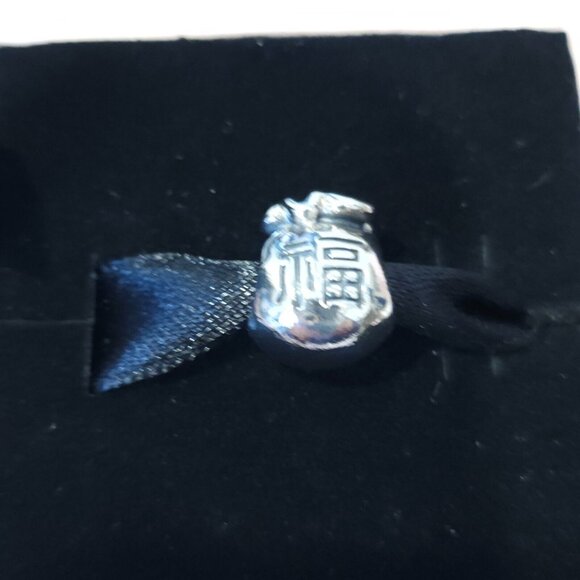 Auth Pandora *Retired* Sterling Good Fortune Chinese Money Bag Hong Bao 790990 - Picture 3 of 12